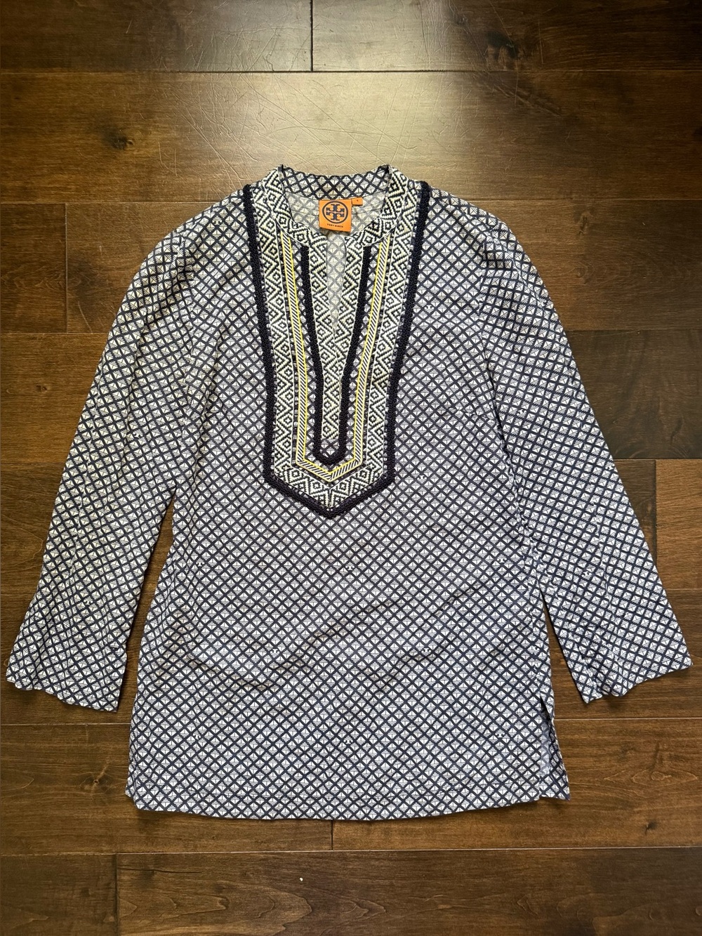 Tory Burch- Size 4- Navy Tunic